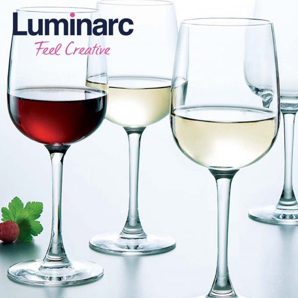 Luminarc 2 pcs Lafe Stemmed Glass 370ML