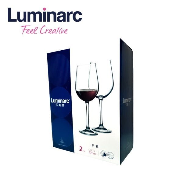 Luminarc 2 pcs Lafe Stemmed Glass 370ML
