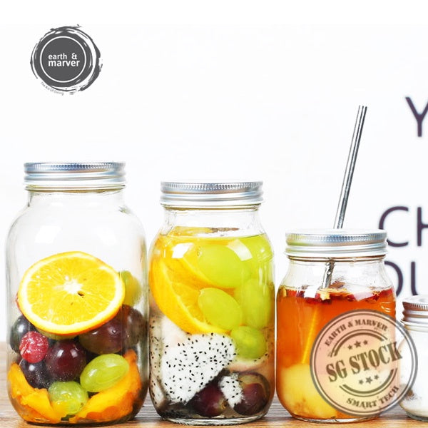 Glass Jar / Mason Jar / food Jar / Drinking Jar