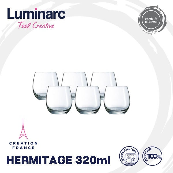 Luminarc HERMITAGE 320ML Tumblers Set of 6 pcs