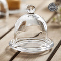 Glass Dome Food Cover with Plate