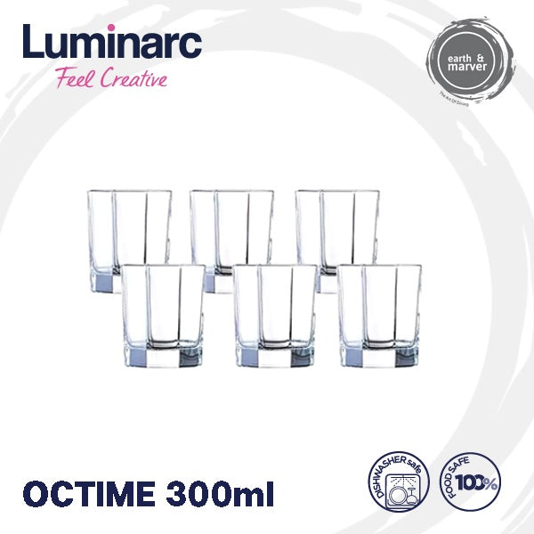 Luminarc 6 pcs Octime 300ML Tumblers