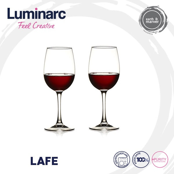 Luminarc 2 pcs Lafe Stemmed Glass 370ML
