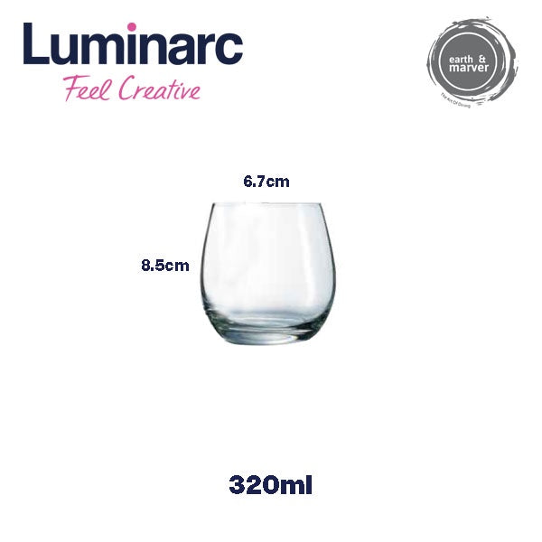 Luminarc HERMITAGE 320ML Tumblers Set of 6 pcs