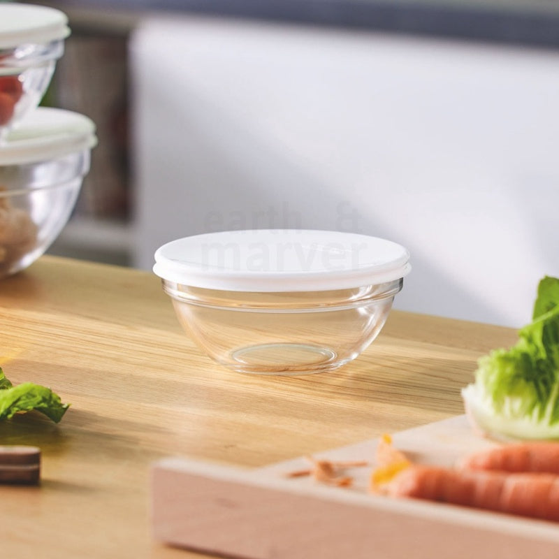 Luminarc Salad bowl with Lid Set of 4