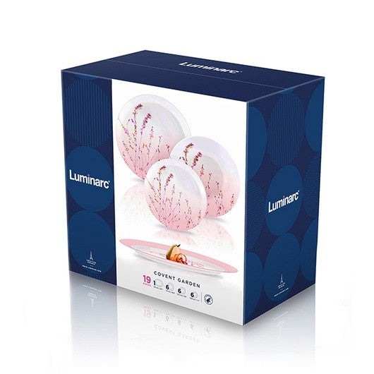 Luminarc Trompette 19 pcs Dinner Set / Plates & Bowls set / Tableware