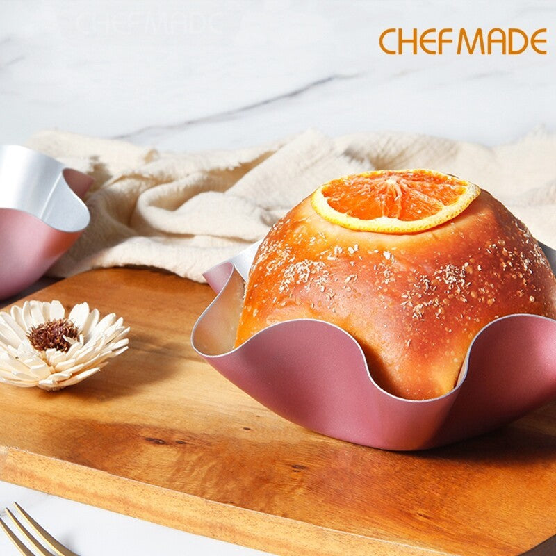 CHEFMADE Hexagonal Bread Pan Non-stick Cake Mould Christmas Holiday Bakeware WK9823