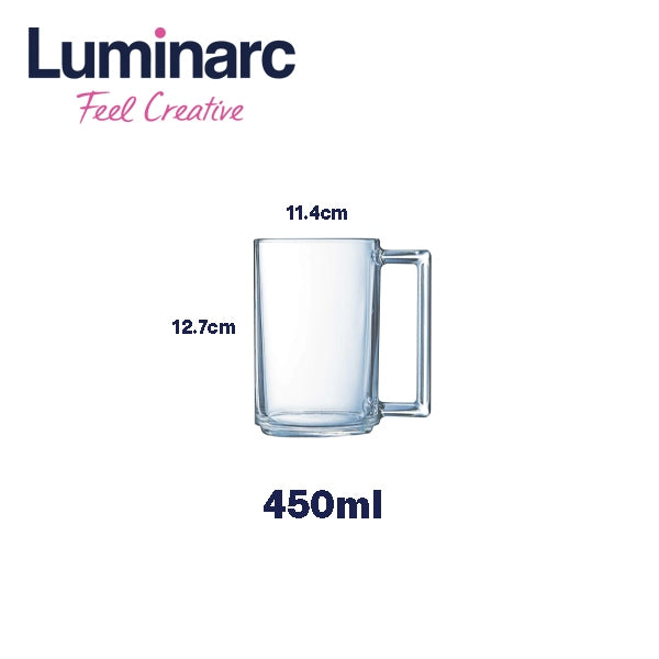 Luminarc Fitness Mug 320ml / 450ml ( Coffee Mug )
