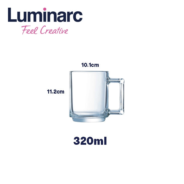 Luminarc Fitness Mug 320ml / 450ml ( Coffee Mug )