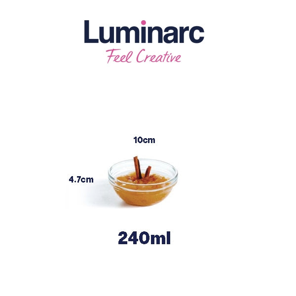 Luminarc 7 pc Salad Bowl Set 20cm * 1 pc + 10cm * 6 pcs