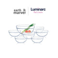 Luminarc 7 pc Salad Bowl Set 20cm * 1 pc + 10cm * 6 pcs