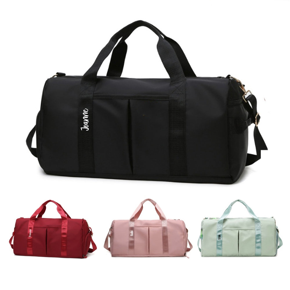 Personalised Gym Bag | Duffel Bag | Fitness Bag | Yoga Bag | Travel Bag | Gym bag Shoe Compartment | Christmas Gift