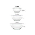 Borosilicate Salad bowl / Stackable Salad Bowl / Mixing Bowl, Glass Bowl
