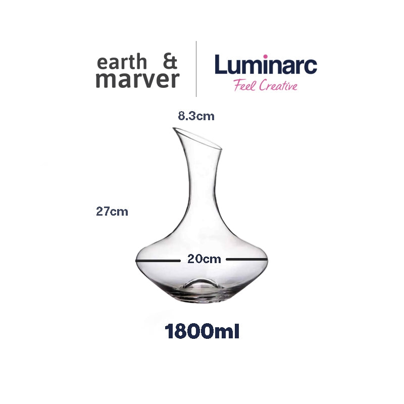 Luminarc Decanter Rennes 1.8L / Red Wine Aerator