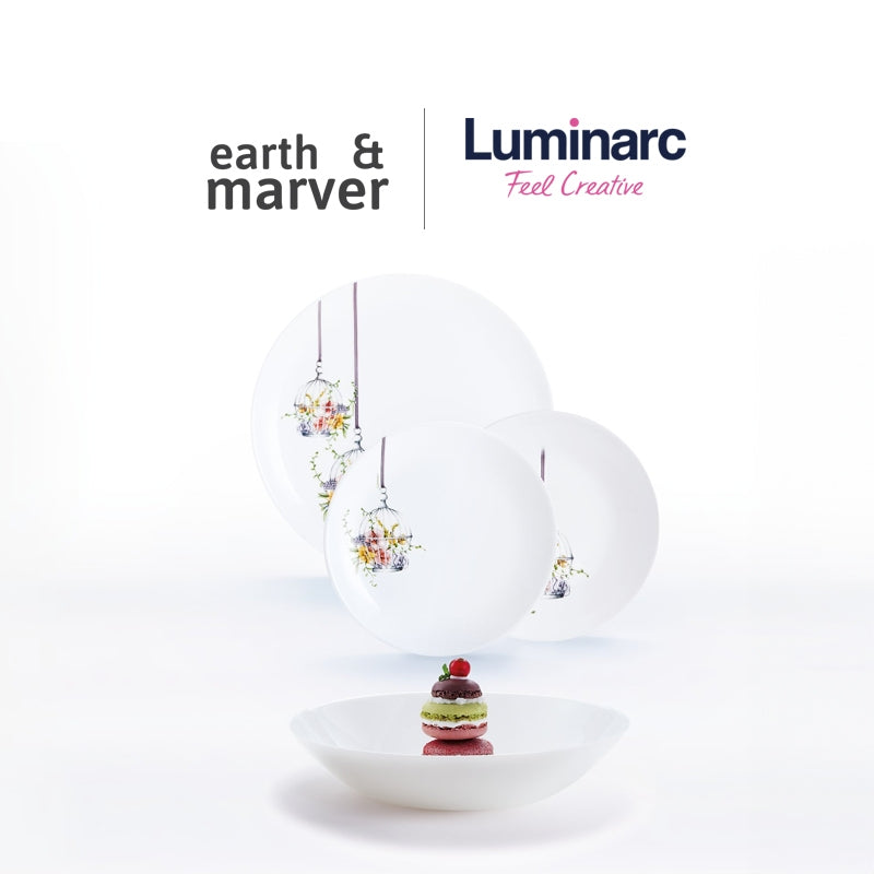 Luminarc Flore 18 pcs Dinner Set