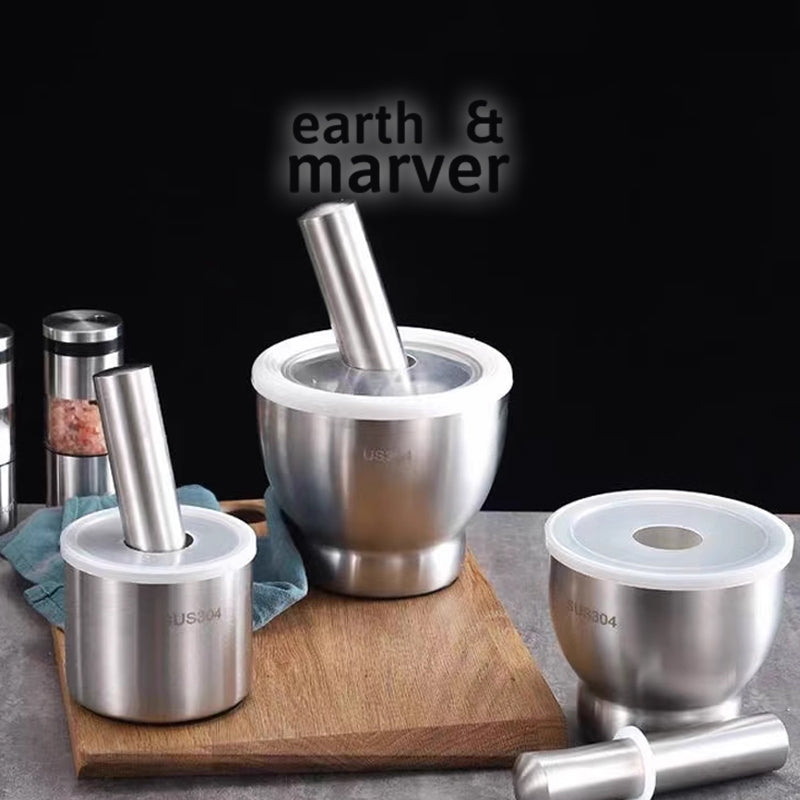 304 Stainless Steel Mortar & Pestle / Pounder