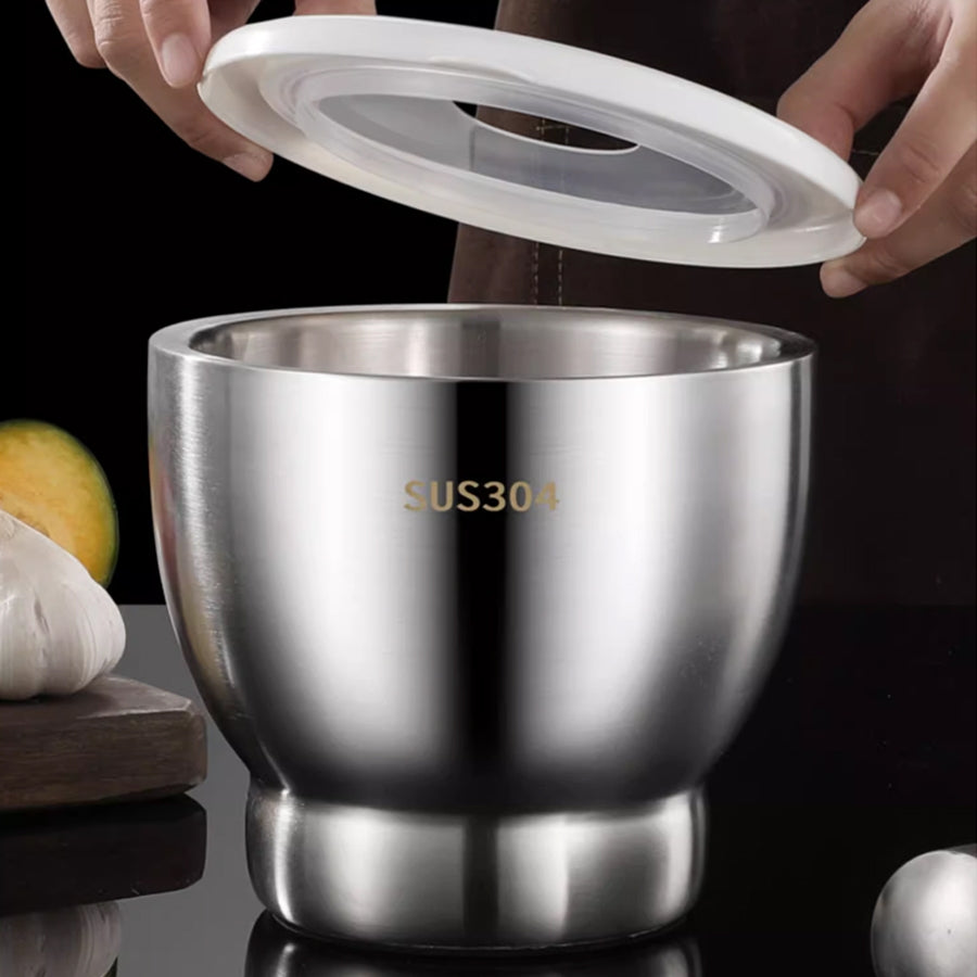 304 Stainless Steel Mortar & Pestle / Pounder