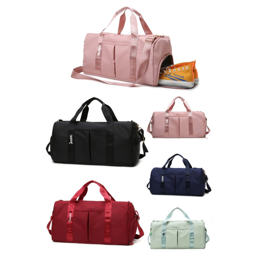 Personalised Gym Bag | Duffel Bag | Fitness Bag | Yoga Bag | Travel Bag | Gym bag Shoe Compartment | Christmas Gift