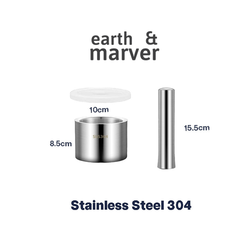 304 Stainless Steel Mortar & Pestle / Pounder
