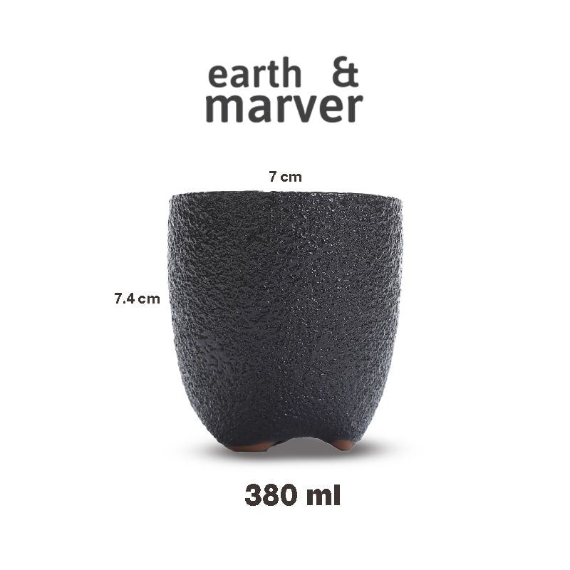 Earth & Marver Japanese Ceramic cup 150ml ( Set of 6pcs )