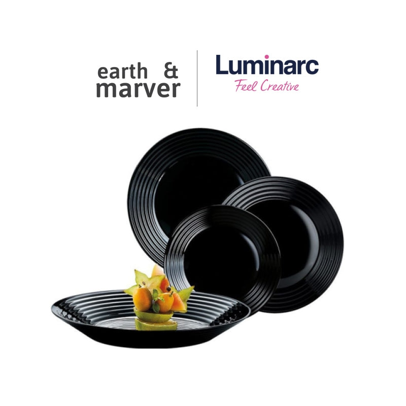 Luminarc Harena Black 18 pcs Dinner Set