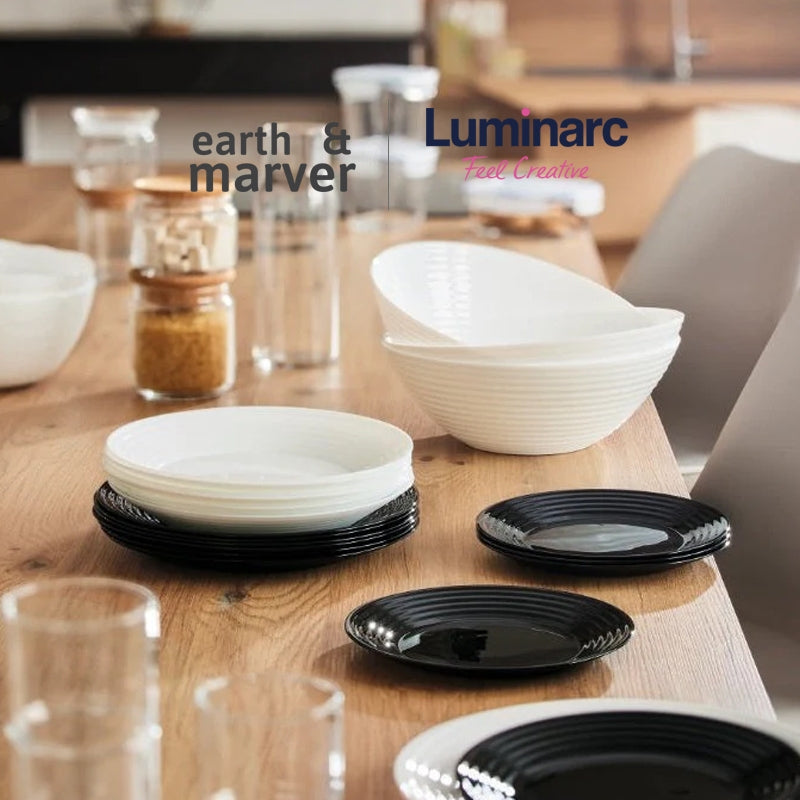 Luminarc Harena Black 18 pcs Dinner Set