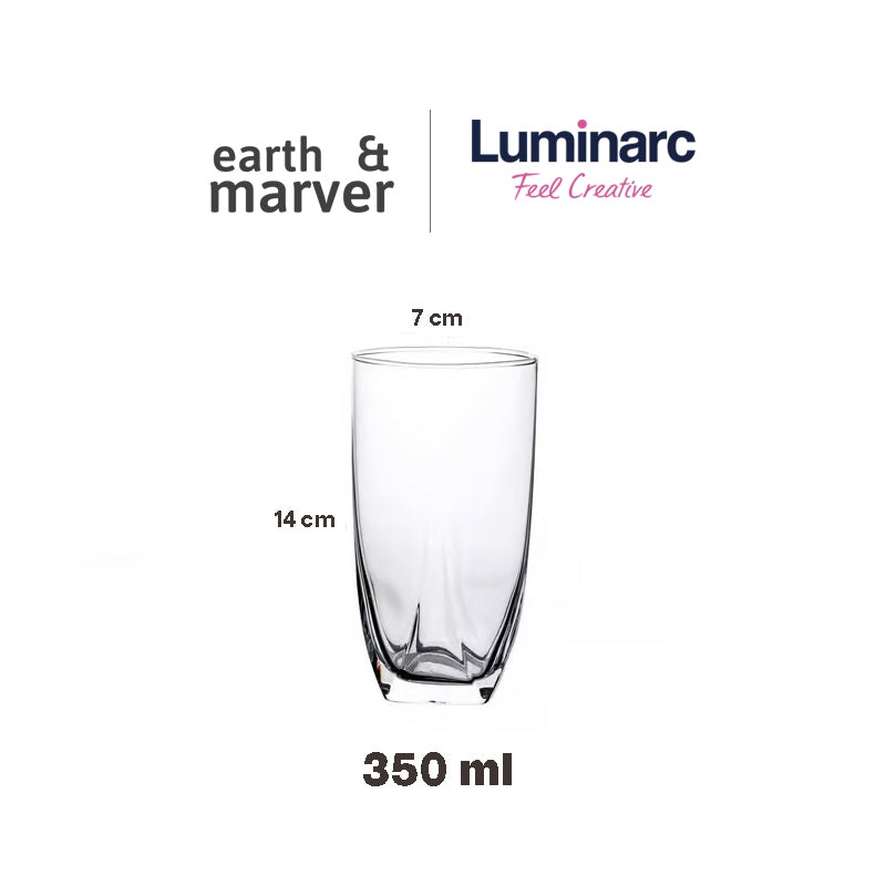 Luminarc 6 pcs Eiffel 300ml / 350ML Tumblers