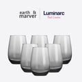 Luminarc 6 pcs Maine 370ML / 320ML Tumblers