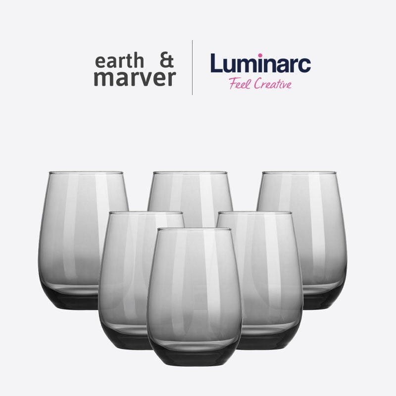 Luminarc 6 pcs Maine 370ML / 320ML Tumblers