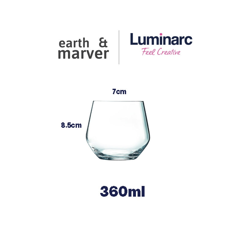 Luminarc 6 pcs Val Surloire Tumblers 360ml / 400ml  / 420ml