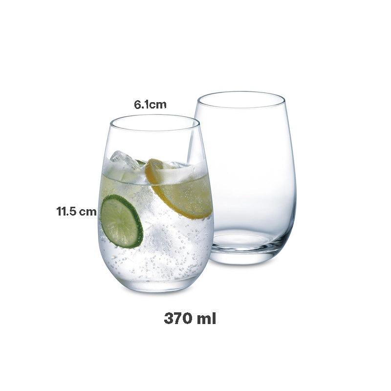 Luminarc 6 pcs Maine 370ML / 320ML Tumblers