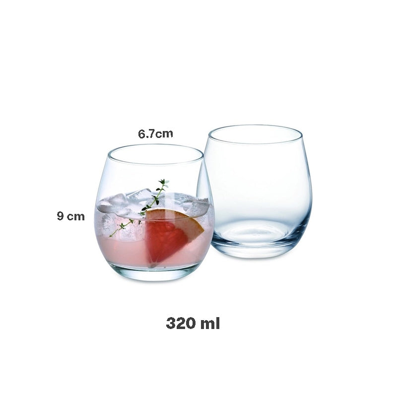 Luminarc 6 pcs Maine 370ML / 320ML Tumblers