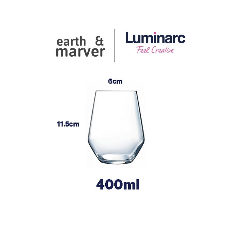 Luminarc 6 pcs Val Surloire Tumblers 360ml / 400ml  / 420ml