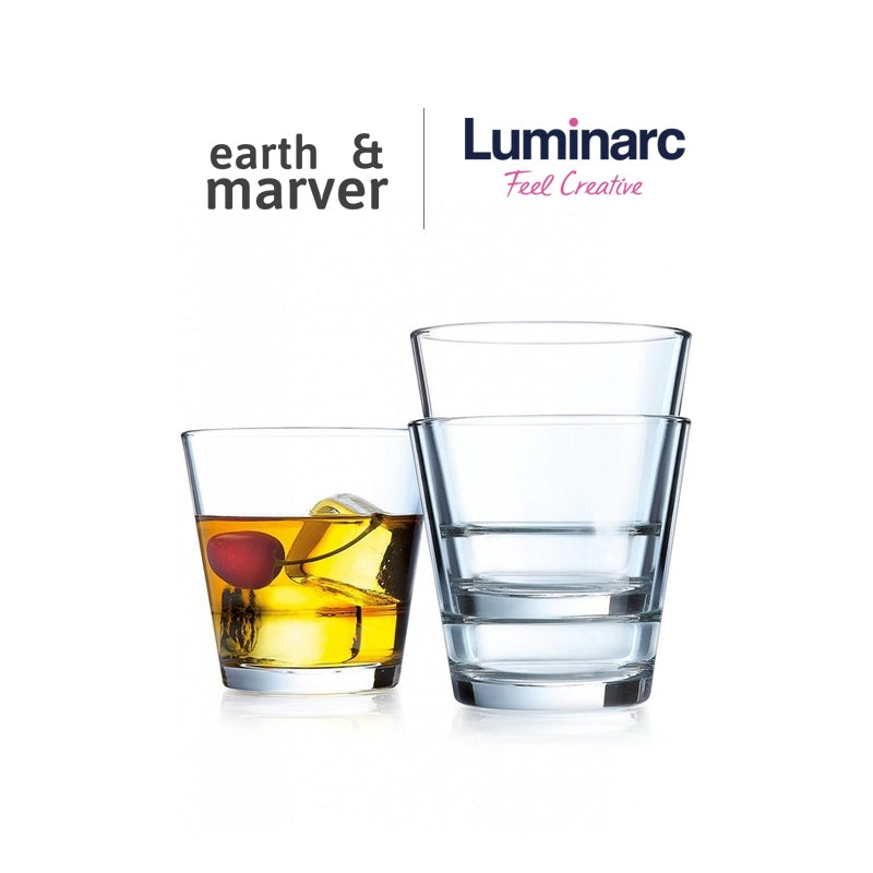 Arcoroc Stack Up Old Fashioned Tumbler 320ml Set of 6