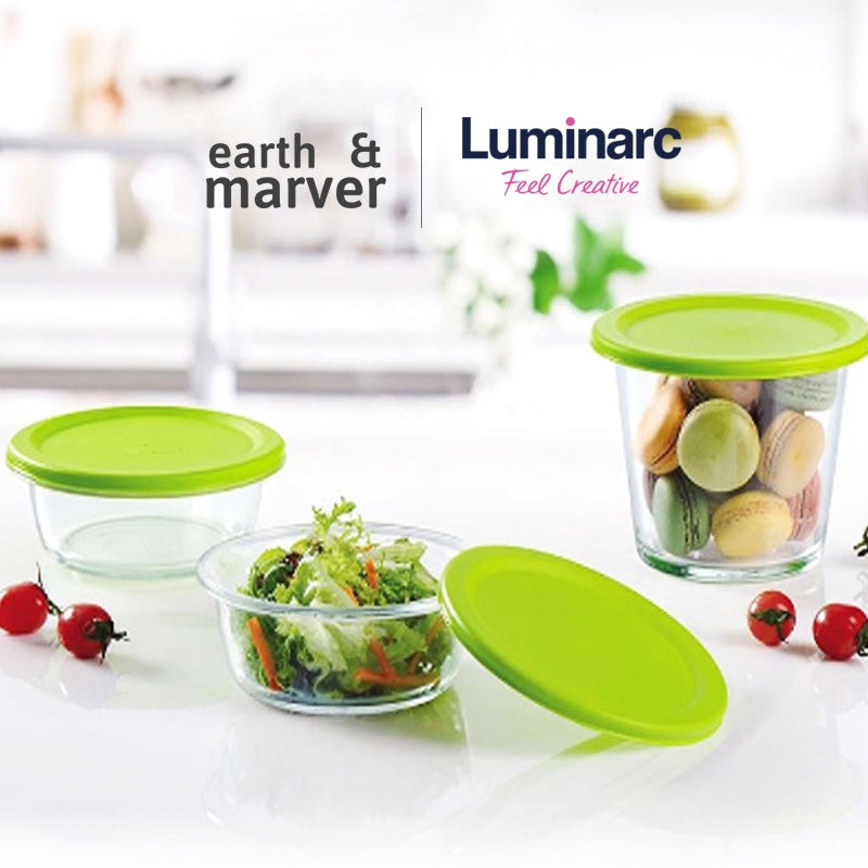 Luminarc 3pc EaseJoy Storage Set