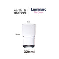 Arcoroc Log 320ml Tempered Glass Tumbler Set of 6