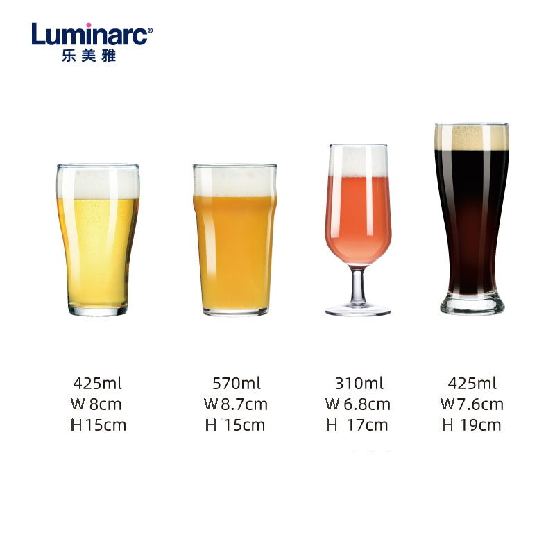 Luminarc 4pc Beer Gift Box Set ( Assorted Design )