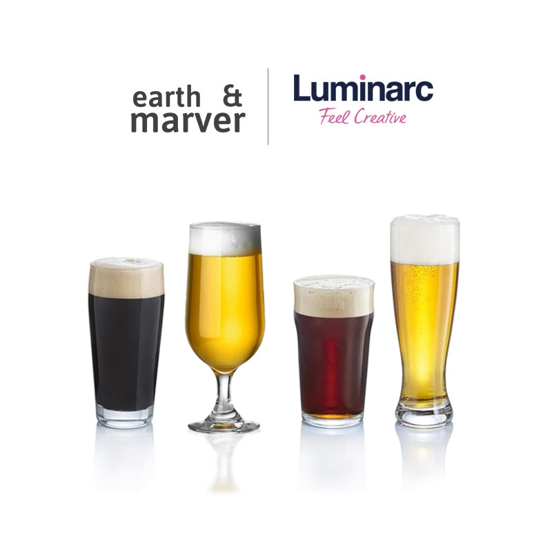 Luminarc 4pc Beer Gift Box Set ( Assorted Design )