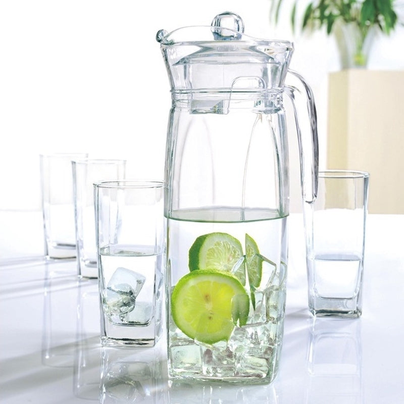 Luminarc Flame Jug 1L Set + 4 pcs Sterling Highball 330ml