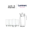 Luminarc Flame Jug 1L Set + 4 pcs Sterling Highball 330ml