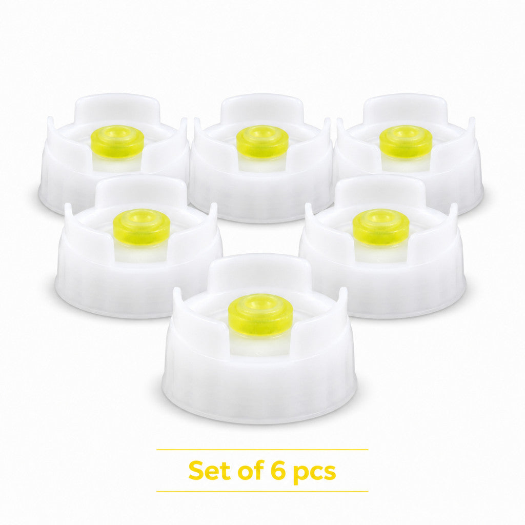 FIFO Bottle valve cap set of 6 ( Spare Part )