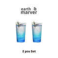 Ultra-thin Crystal Glass Highball / Lowball Japanese Series Set of 2