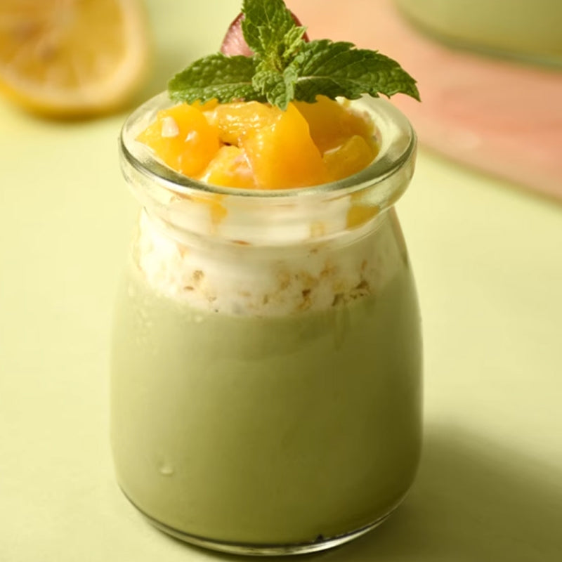 Glass Pudding Bottle with Lid 100ml / 150ml / 200ml / Yogurt Jars with Lid