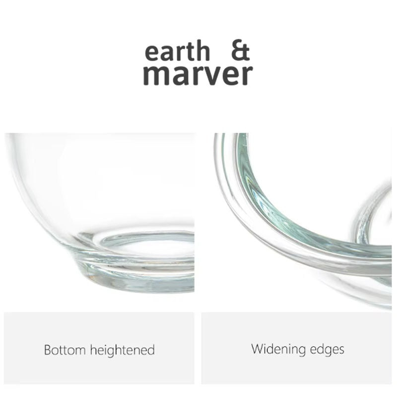 Borosilicate Salad bowl / Stackable Salad Bowl / Mixing Bowl, Glass Bowl