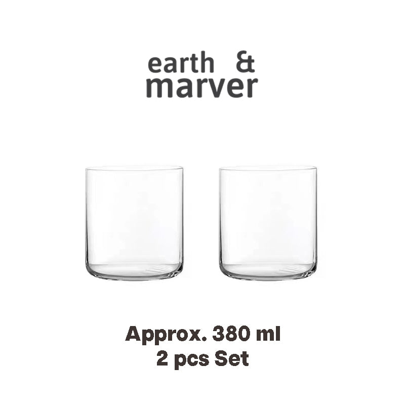 Ultra-thin Crystal Glass Highball / Lowball Japanese Series Set of 2
