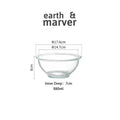 Borosilicate Salad bowl / Stackable Salad Bowl / Mixing Bowl, Glass Bowl