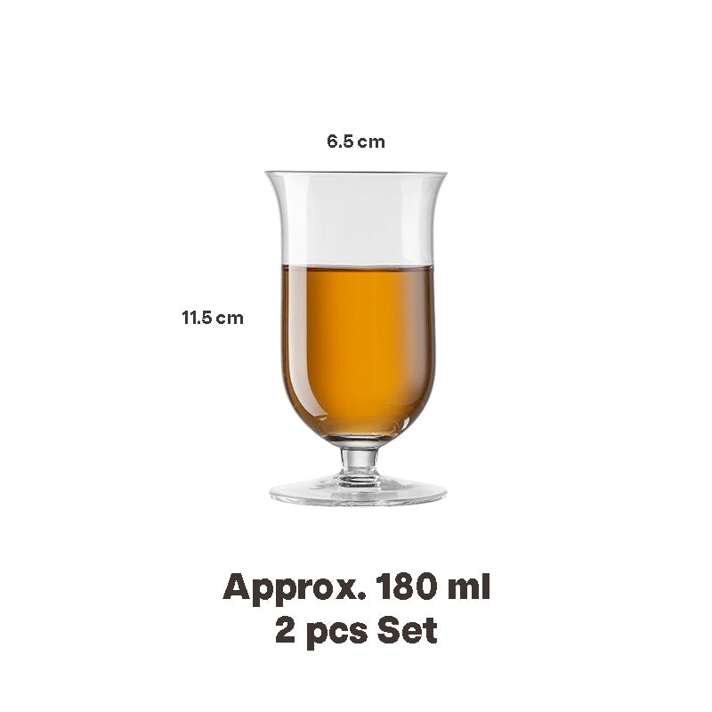 Crystal Whiskey Glass 180ml Set of 2