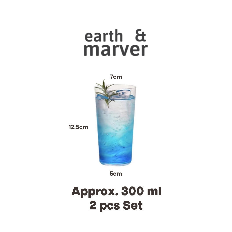 Ultra-thin Crystal Glass Highball / Lowball Japanese Series Set of 2
