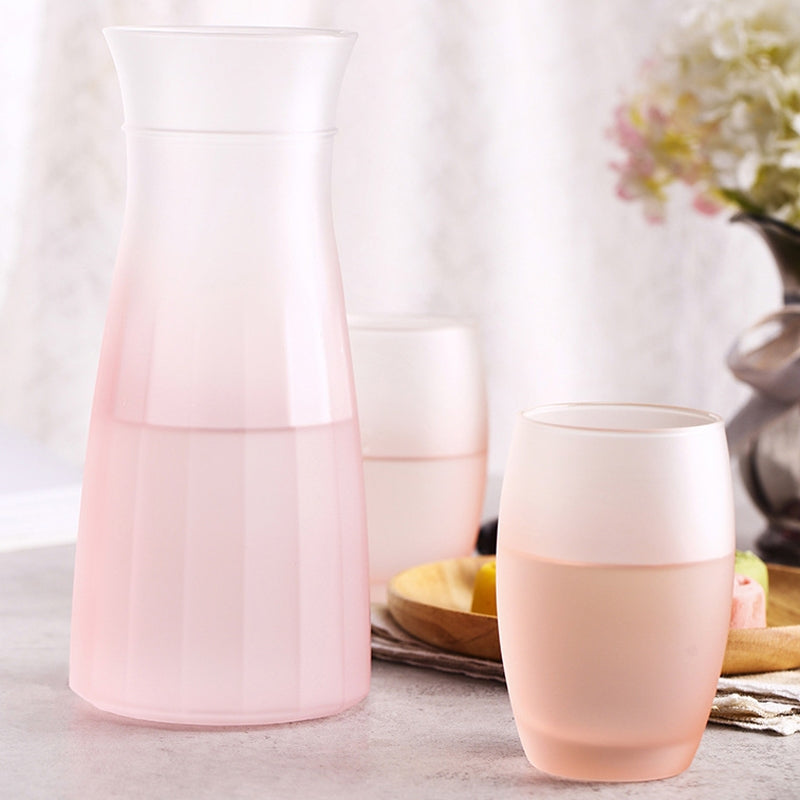 Luminarc Tourner Jug 1L + 2 pcs 350ml glass Frost Pink Box Set