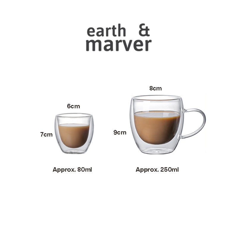 Double Wall Cup / Double wall mug 80ml / 230ml